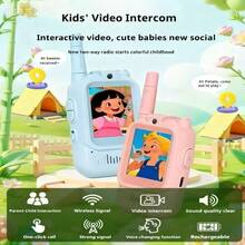 1pc - Kids Video Walkie Talkies Toys - 2 Packs, Long Range, No Internet Connection Required, With Camera. Ideal For 3 -12 Year Olds, Perfect For Outdoor Play & Indoor Fun, Holiday Gifts For Children, Christmas Gifts (Actual Product Is In Power-Off And Screen-Off State) - Multicolor - View 8