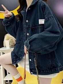 Women Jackets - Denim Black - View 9