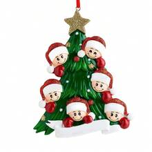 1pc Customized Acrylic Christmas Ornament, Engraved With Your Name, Delicate Design, Suitable For Christmas Tree Decoration, Perfect Christmas Gift For Mom, Dad Or Friends. Also Suitable For Personalizing Home Christmas Tree Decor, Fashionable And Versatile, Applicable For Anniversary, Birthday And Other Occasions. - Multicolor - View 15