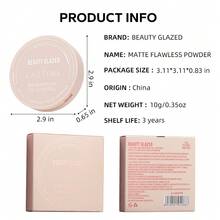 beauty glazed 控油定妆粉，质地轻盈透明，防水持久，透气性好。 - #101 - 查看 5
