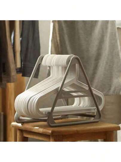 1 Stück dreieckiger Wäschetrockner, Balkon Aufbewahrungs- & Organisationsregal, platzsparendes Design, geeignet für Innen- und Außenbereich, gute Belüftung, leicht und langanhaltend, effizientes Trocknen von Kleidung, minimalistisch und stilvolle für Innenräume, geeignet für Regen- und trockene Winterzeiten, ideal für Häuser oder Wohnungen