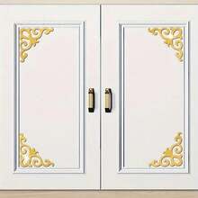 4/10pcs Geometric Pattern Decorative Mirror Stickers, Self-Adhesive Acrylic Mirror Wall Decals, Suitable For Home Background Wall, Living Room, Bedroom, Study, Office, Kitchen Cabinet And Other Home Decor, DIY Wall Paper Room Wall/Bathroom Glass Decorative Stickers - Multicolor - View 3