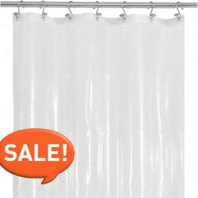 Clear Shower Curtai…