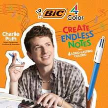BIC 4-Color 3+1 Retractable Ballpoint Pen With Red Blue Black Ink And 0.7 Mm Mechanical Pencil 1-Count In Assorted Ink - 杏色 - 查看 3