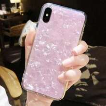 Apple Holographic Rainbow Shell Pattern Phone Case Waterproof Shockproof Anti-Fall Scratch Resistant - Style 3 (1 Piece) - View 3