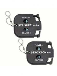 1 pieza Conjunto de contador de puntaje de golf, marcador de puntuación para 2 jugadores, contador de golf digital portátil, cuentakilómetros deportivo portátil, adecuado para anotadores de partidos de golf, accesorios de golf - Multicolor - Ver 7