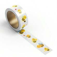 2pcs Bee Stickers, Cute Cartoon Motivational Sticker Labels For Students Teachers, DIY Scrapbooking Journal Supplies, Gift Sealing Envelope Decoration - Multicolor - View 11