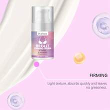 Bust Firming Cream - Deeply Hydrating, Lightweight Texture, Infused With Collagen, Vitamin E, Avocado And Papaya Extracts, Alcohol-Free, Absorbs Quickly, Gentle Enough For All Light Beige Skin Tones, Unisex, And Features Simple And Stylish Packaging. - 1pc - 查看 8