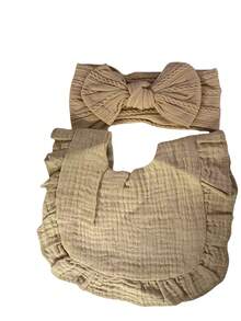 1 Set Personalized Baby Girl Bibs, Custom Embroidered Name Bibs, Ideal Gifts For Baby Shower, Daughter, Newborn,Multi-Functional,Ornamental,Letter,Stylish,Modern,Colorful,Cute,Adorable,Casual,Custom,Personalised,Unique,Customized,Ideal Gifts For Him,Ideal Gifts For Her,Chic Autumn,Baby Gift, Commemorative - Multicolor - View 7