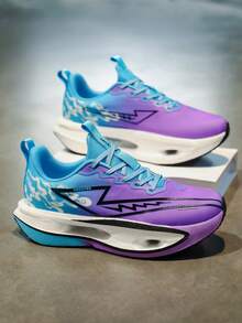 Women's Breathable Low-Top Running Shoes - Round Toe Lace-Up Design, Comfortable For All Seasons - Suitable For Running, Hiking, Casual Wear (Multiple Sizes Available), Sporty Style, Versatile Footwear - Purple Moon - View 9