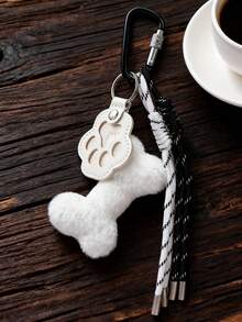 New Bag Charm Big Bone Keychain Pet Hair Collection Bag Keychain Backpack Pendant Fashionable Design Charming And Exquisite Backpack Keychain Pet Enthusiast Gift Accessories Key Chain Gifts For Women Stocking Stuffers Teacher Gift Sister Gifts