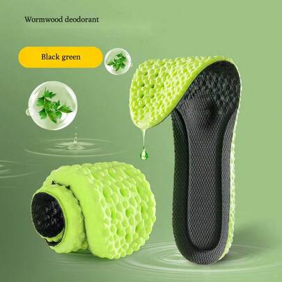 1 par de plantillas/almohadillas para zapatos unisex versátiles, suaves, amortiguadoras, de alta elasticidad, cómodas, transpirables y cálidas, plantillas de moda, plantillas suaves