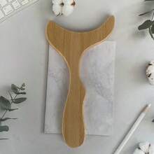 魚尾刮痧板 多功能刮痧刮板 木製滾輪按摩工具 適用於按摩院與居家使用 - 彩色 - 查看 9