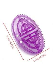 1 Piece Body Meridian Brush, Universal Body Part Massage Brush, Soft & Comfortable, Skin-Friendly, Body Beauty Brush, Gym Accessory - Multicolor - View 5