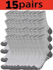 20/15/10/5/1 Cặp ống chân giữa bắp chân cho nam, Thích hợp để mặc hàng ngày, Chạy bộ, Thể dục, Trò chơi bóng, Đi bộ đường dài, Đạp xe, Ống chân trung tính mùa hè dành cho cả nam và nữ, Ống chân giữa bắp chân dày thích hợp để mặc thường ngày, ở nhà, Thể thao ngoài trời, Ống chân giữa bắp chân dày mềm mại thoải mái cho cuộc sống hàng ngày, Bộ tất mùa đông dày - Ống chân mùa đông mềm mại thoải mái Quà tặng Giáng sinh cho bố, Dành cho cả nam và nữ, Thích hợp cho thời tiết lạnh, Ống chân dài, Ống chân mùa đông dày, Thích hợp để sử dụng quanh năm - Xám - Xem 12