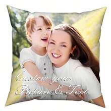 1pc Soft Personalized Photo Print Pillowcase, Customizable Single-Side Printed Pillow Cover For Mother's Day, Father's Day, Thanksgiving, Teacher's Day, Ideal Personalized Gift For Family And Friends Soft Custom,Unique,Personalized Ideal Gifts For Him Her,Boyfriend,Girlfriend,Dad,Mom,Family,Friends,Pets For Anniversaries,For Valentine's Day,For Mother's Day,For Birthdays,For Children's Day,For Father's Day,For Graduation,For Weddings,For Housewarming,For Christmas Sofa,Bed,Car,Tea Room,Bedroom,Living Room,Customized Cushion Covers,Halloween Edit - Multicolor - View 10
