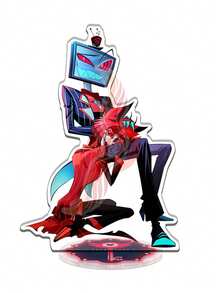 1个全新动漫周边地狱宅邸亚克力立牌,包含查莉、夏尔、维姬、阿拉斯托、亚当、安琪儿,收藏摆件 - 节日礼物 - 生日礼物 - 动漫爱好者礼物 - 彩色 - 查看 44