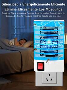 Lampara para matar mosquitos E Insectos , LAMPARA EFECTIVA PARA MOSQUITOS , SE CONECTA DIRECTO A LA LUZ - Tipo de Enchufe A USA (110-127V) - Ver 2