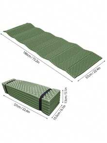 1 pieza/Colchoneta de espuma portátil para acampar, colchoneta de camping plegable y ligera para senderismo al aire libre, picnic - Multicolor - Ver 11