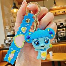 1pc Set Cute Kpop Christmas Keychain, Cartoon Pendant For Girls, Mira Zoey Rumi Keychain, Tiger Keychain, Couple Keychain, Anime Phone Charm, Bag Accessory, Friend Gift (Silicone Product, Slight Color Transfer Is Normal) - Multicolor - View 6