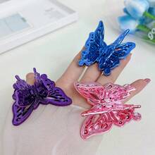 Butterfly Phone Holder, Electroplated Adhesive Desktop Tablet Stand, New Luxury INS Style - Multicolor - View 9