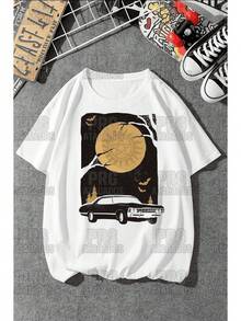Paranormal Investigation Series T-Shirt Sam  Geek Unisex Men's Women's 100% Cotton Top Premium Streetwear New Release Immediate Shipping Various Colors!! Plus Size - <邪惡勢力>第十季 - 查看 1