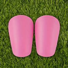 2PCS Unisex Football Shin Guards, High-Quality Durable PET Material, Mini Soccer Leg Sleeves For All Seasons With Pull-On Closure – Versatile Protection Gear In White, Red, Black, Blue - Plain Shin Guards - View 10