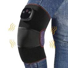 1pc Rechargeable Electric Knee Massager, Vibration Massage With Heating Function, Easy To Use, Warm And Comfortable, 15-Minute Auto Shut Off, Great Gift For Parents, Men And Women In Winter, Best Choice For Christmas - Multicolor - View 8