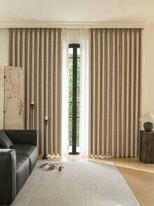 1 pieza Cortina opaca premium gruesa y de alta calidad, diseño de rosa, cortina de lujo para villa, casa de campo, balcón, sala de estar, dormitorio, 450g/m²