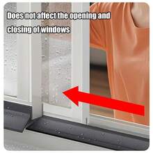 Window Waterproof Baffle Rainproof Backflow Sealing Strip Balcony Sill Water Guide Bar House Leakage Maintenance Adhesive Strip