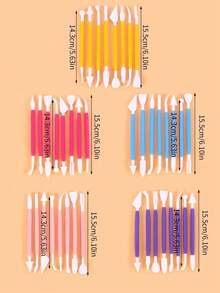 1 套 [8 支/套] 双头蛋糕雕刻笔套装 - 用于蛋糕塑形和装饰的粘土雕塑工具，也适用于软糖、陶器和粘土制作 - 非常适合烘焙和装饰