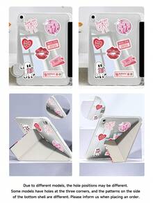 1 pieza Funda para tableta y libro electrónico Kindle compatible con iPad 10.ma generación, iPad 10.2/Mini6/Mini7/9.7 pulgadas, Galaxy Tab A9 Plus, Kindle (11.a generación-lanzamiento 2024)(6 pulgadas), Kindle Paperwhite 12.a generación 2024, con estampado de vaca y pegatinas, un gran regalo para fiestas, con un diseño elegante y sencillo. - Multicolor - Ver 7