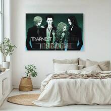 Framed 1pc  Nana Trapn Anime Canvas Poster - Trapnest New Album TRIGGER Artwork,  Vibrant Wall Decor For Anime Fans, Perfect Gift For Animation Lovers, Anime Wall Art | Animated Band Poster | Highquality Print, Anime Poster, 2D Flat, Perfect For Room Decor Wall Art Posters For Room Aesthetic Poster For Bedroom Kitchen Living Room Bathroom Office Room Decor - Đóng khung - Xem 2