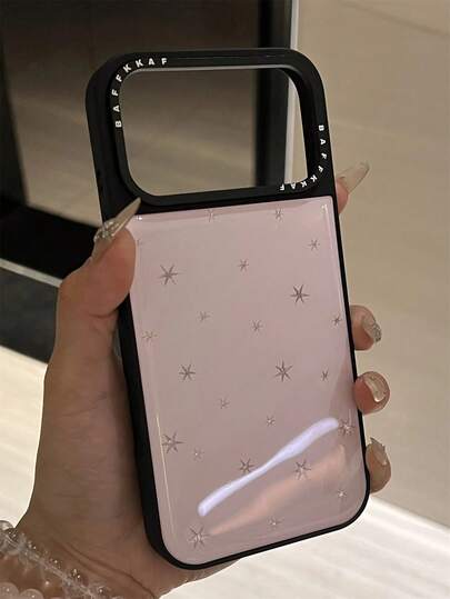 时尚环氧树脂星形手机壳，兼容 17 Pro Max、17 Pro、17、16 Pro Max、16 Pro、16、15 Pro Max、15 Pro Max、15 Pro、15 Pro Max、14 Pro Max，防震保护壳，圣诞礼物