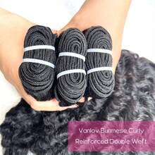 Burmese Curly Human Hair Bundles 14 16 18 20Inch Curly Bundles Unprocessed Burmese Raw Hair Extension Real Human Hair Natural Color Human Hair Weft Extensions Virgin Hair Kinky Curly Bundles Water Wave Human Hair Bundles For Women - Natural Black - View 6