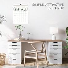 Aesthetic 2026 Wall Calendar - Runs Until December 2026 - Large Modern 2025 - 2026 Calendar Planner Easy Organizing - Initial - View 4