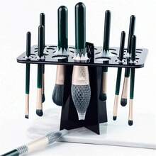 Acrylic Makeup Brush Drying Rack & Storage Box,Room Decor - Multicolor - View 9