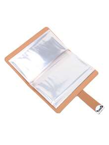 Libro de depósito con candado A6, contiene 50 páginas internas, doble cara puede contener 100 papeles, puede almacenar álbum, efectivo, fotos, sellos, álbum/carpeta de 3 anillos - Multicolor - Ver 9