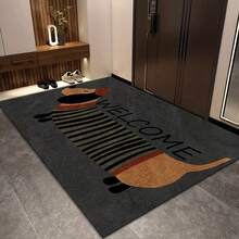 1 pieza Felpudo de bienvenida con diseño de perro de dibujos animados, alfombra pequeña, felpudo de bienvenida, alfombra, tapete de piso, felpudo de exterior, alfombra de cocina, decoración del hogar, felpudo de entrada, alfombra pequeña de área, tapete de exterior, decoración del hogar, alfombra de área, alfombra de jardín, alfombra lavable, alfombra esponjosa, alfombra gruesa, alfombra mullida, alfombra de otoño/invierno - Multicolor - Ver 6