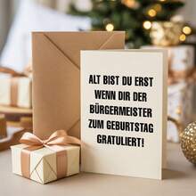 1pc Universal Funny Birthday Card | Suitable For Anyone/Friend/Colleague/Family | Creative Quirky/Cute/Meme Design | Wishing You A Happy Big Day, Includes Envelope And Sticker - A - View 5