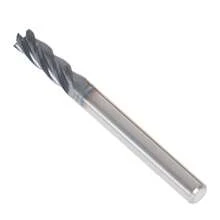5PCS 3/16 Inch 4 Flute Helix Carbide End Mill Fit For Machining Flat Surfaces Steps Grooves Formed Surfaces And Cutting Workpieces On Milling Machines - Silver - View 10
