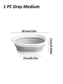Foldable Washbasin, Portable Space-Saving Plastic Washbasin And Laundry Basin, Suitable For Kitchens, Camping, Laundry, Hiking, And Home Use. Multifunctional, Portable, Foldable Basin, Easy To Clean And Durable. - Multicolor - View 12