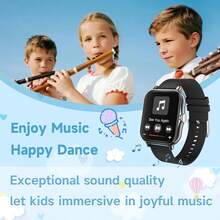 SIMSONLAB 2026新款1.83英寸高清全触控屏智能手表，专为儿童和青少年设计，具备电话拨号/接听、计步器、卡路里计数、多种运动模式、信息提醒和来电提醒等功能，是一款多功能智能手表，也是送给男孩女孩的最佳节日礼物。