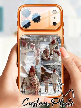 1 Customized Orange Phone Case With Personalized Signatures For Friends, Couples, And Family. Suitable For IPhone 17 Promax/17AIR/17Pro/17 Magnetic Matte Shell, Upgraded Full Camera Protection, Compatible With Frosted Semi Transparent Shockproof And Scratch Resistant Ultra-Thin Shell, Military Grade Protection