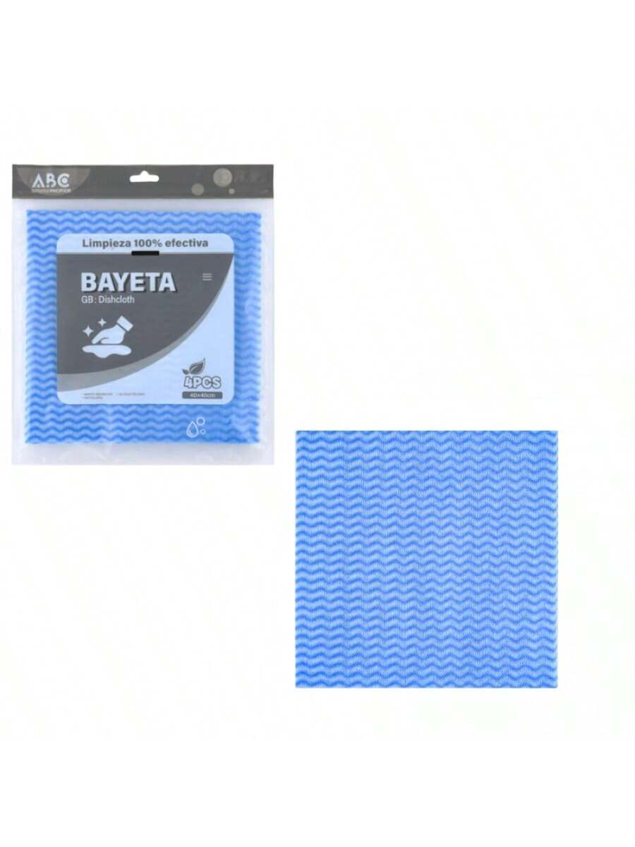 Tela no tejida spunlace de 35 g, 38 x 40, 4 piezas