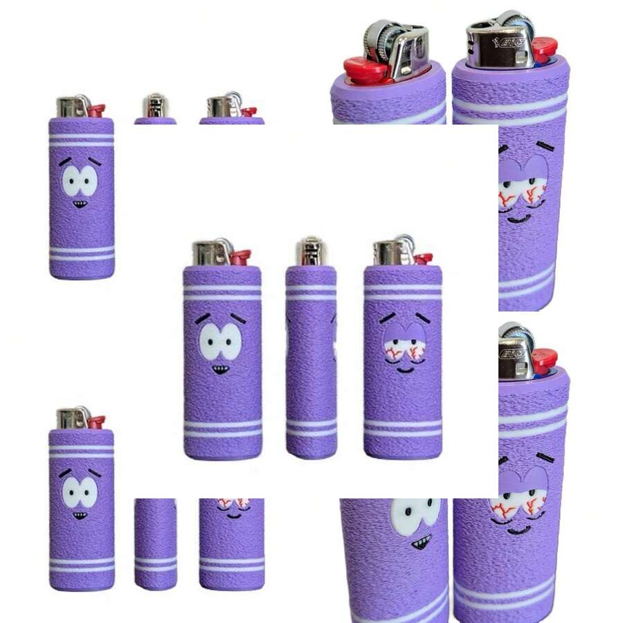 Lighter Sleeve - Durable Iconic Design For Bic Lighters - Lightweight Fun Accessory - Perfect Gift For Fans - 3.5 X 1.5 Inches - Mặc định - Xem 1