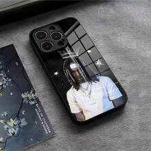 Funda de teléfono Raper K-King Von para 17 16 E Pro Max 15 14 13 12 Pro 11 Max Plus, cubierta de vidrio negro - Negro 4 - Ver 12