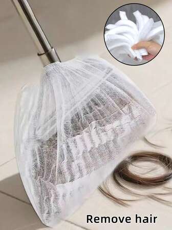 一次性扫帚套，专为去除地板上的毛发、清洁缝隙、去除静电灰尘和方便清扫而设计。这是一款用途广泛的家居清洁工具，适用于各种场景，同时也可用作防尘罩。是新年大扫除、节日聚会以及日常毛发和灰尘清除的理想之选。