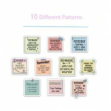 500pcs Motivational Sticker Roll, 10 Different Patterns, Fun Reward Stickers, Positive Affirmation Sticker Pack, Suitable For Teenagers, Adults, Students, Teachers, Employees, Applicable To Phones, Books, Envelopes, Laptops (Reminder Use) - Multicolor - View 11