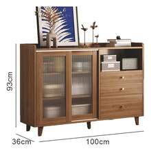 Mueble Cocina Moderno Con Cajones Y Amplio Almacenaje - Marrón - Ver 4